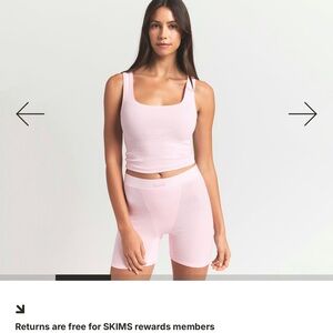 SKIMS Cotton Rib Tank in Limited Edition Valentine’s Day Color